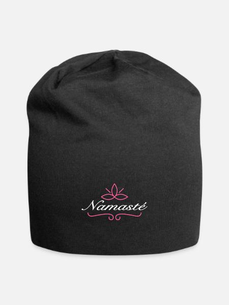 Namaste - Bonnet en jersey - noir