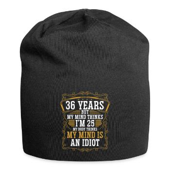 36 ans Drôle d’anniversaire Idée Humour 36 Anniversaire - Bonnet en jersey - noir - Devant