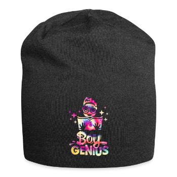 Boy Genius Zurück zur Schule - Jersey-Beanie - Anthrazit - Vorne