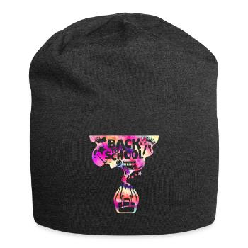 Rucksack Schulbus zurück zur Schule - Jersey-Beanie - Anthrazit - Vorne