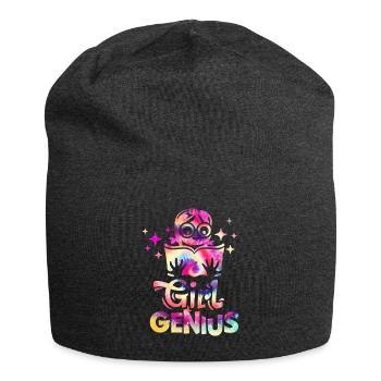 Mädchengenie zurück zur Schule - Jersey-Beanie - Anthrazit - Vorne
