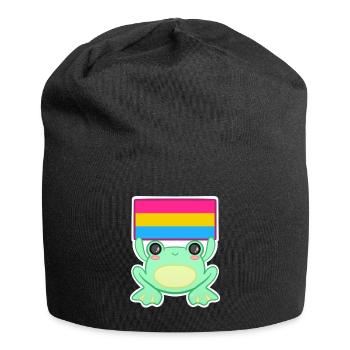 Froggy Pan - Jersey Beanie - black - Front