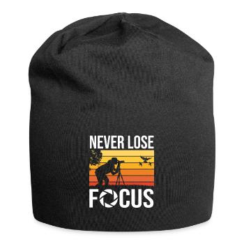 Ne perdez jamais la concentration - Bonnet en jersey - noir - Devant
