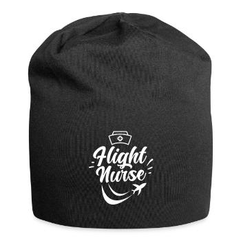 Profession d’infirmière de vol Médecin de vol Médecin de vol - Bonnet en jersey - noir - Devant