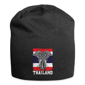 Thailand - Jersey-Beanie - Schwarz - Vorne