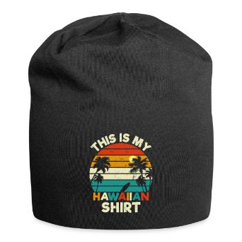 This is My Hawaiian Shirt - Jersey Beanie - black - Front