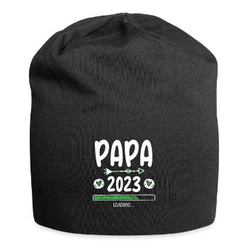 Papa 2023 Chargement - Bonnet en jersey - noir - Devant