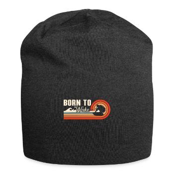 Wakeboard Wakeboarder Wakeboarding Cadeau - Bonnet en jersey - charbon - Devant