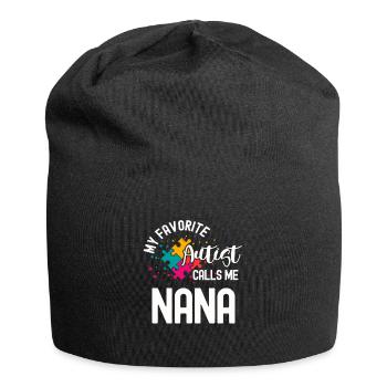 Autistic Autism Autism Awareness Day Asperger's Child - Jersey Beanie - black - Front