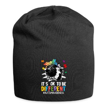 Autisme Cadeau Autiste Asperger TDAH Autisme - Bonnet en jersey - noir - Devant