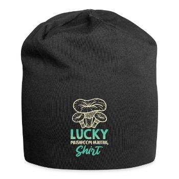Lucky Mushroom Hunting Glückspilz - Jersey Beanie - black - Front