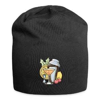 Barman Vintage Mix Cocktail Barkeeper - Bonnet en jersey - noir - Devant