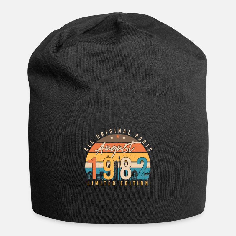 40e anniversaire août 1982 - Bonnet en jersey - noir