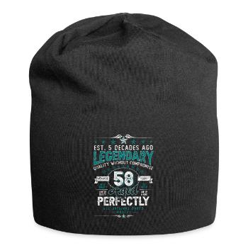 Vintage Légendaire - Vieilli parfaitement 58ème anniversaire - Bonnet en jersey - noir - Devant