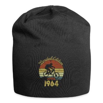 Birthday Bicycle Bike April 1964 - Jersey Beanie - black - Front