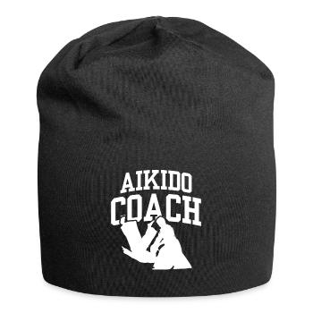 Aikido Trainer Fighter Martial Arts Martial Arts - Jersey Beanie - black - Front