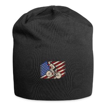 Vintage Cycling Cycle Team Player Sports Fan US - Jersey-Beanie - Schwarz - Vorne