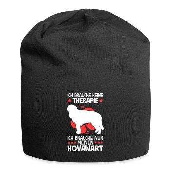 Brauche meinen Hovawart deutscher Bauernhund - Jersey-Beanie - Schwarz - Vorne