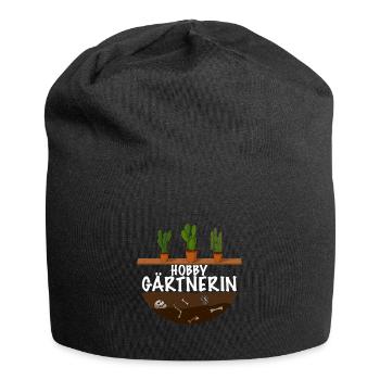 Hobby Gärtnerin das Frauen Garten Outfit - Jersey-Beanie - Schwarz - Vorne
