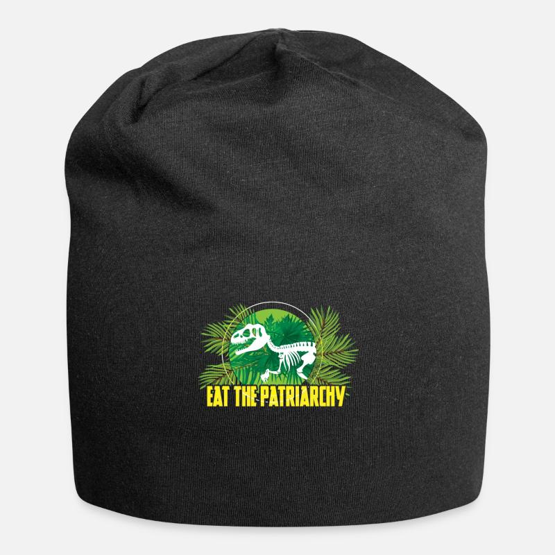 Eat Patriarchy Feminism Rights Womens Equality - Jersey-Beanie - Schwarz