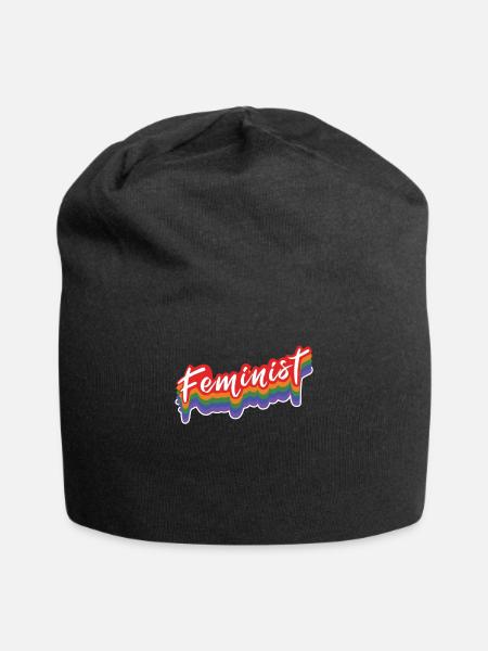 Feminist Retro Feminism Rights Womens Equality - Jersey-Beanie - Schwarz