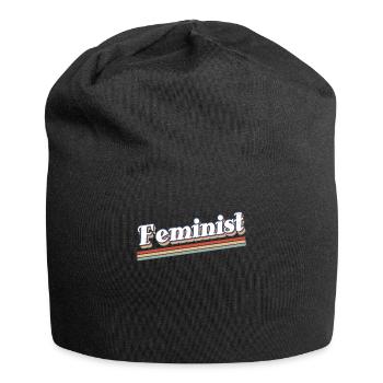 Retro Feminist Feminism Rights Womens Equality - Jersey Beanie - black - Front