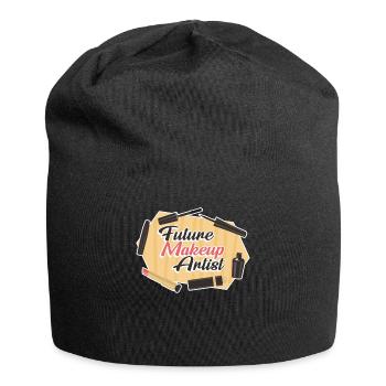 Futur maquilleur Maquilleur Cadeau - Bonnet en jersey - noir - Devant