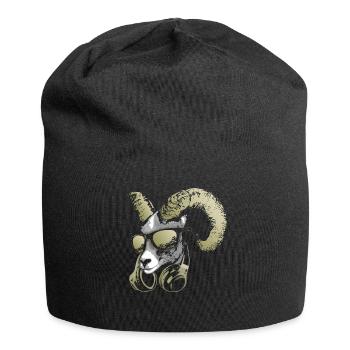 DJ Goat Bling Bling Music Animal con auriculares - Bonnet en jersey - noir - Devant