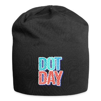 International Dot Day Punkte Punkt - Jersey-Beanie - Schwarz - Vorne