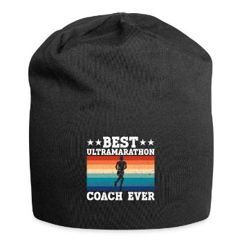 Bester Ultramarathon-Trainer aller Zeiten - Jersey-Beanie - Schwarz - Vorne