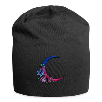 Bisexueller Mond LGBT Bisexual Pride - Jersey-Beanie - Schwarz - Vorne