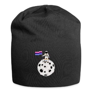 Omnisexual astronaut Omnisexual flag - Jersey Beanie - black - Front