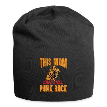 This Mom Can Still Punk Rock - Gothic - Concert - - Jersey Beanie - black - Front