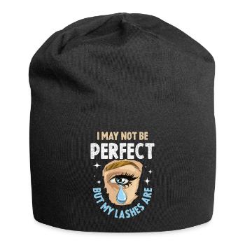 I May Not Be Perfect Maskenbildnerin Geschenk - Jersey-Beanie - Schwarz - Vorne
