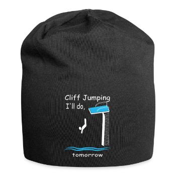 Plongeurs de falaises - Bonnet en jersey - noir - Devant