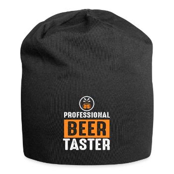 Professional Beer Tester | Party, barbecue - Jersey Beanie - black - Front