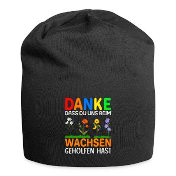 Erzieherin Tagesmutter Abschiedsgeschenk - Jersey-Beanie - Schwarz - Vorne
