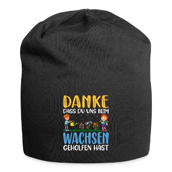Erzieherin Tagesmutter Kindergarten Geschenk - Jersey-Beanie - Schwarz - Vorne