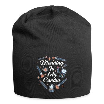 Blending Is My Cardio Maskenbildnerin Geschenk - Jersey-Beanie - Schwarz - Vorne