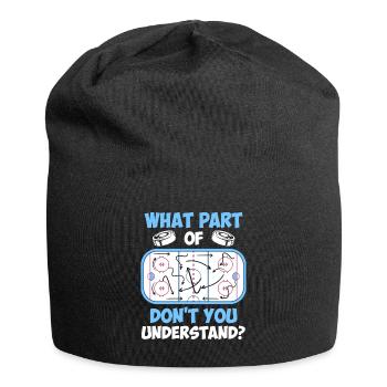 Tactiques de hockey sur glace Hockey sur glace Hockey sur glace - Bonnet en jersey - noir - Devant