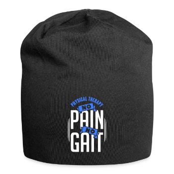 Physical Therapy No Pain No Gait Physics PT - Jersey-Beanie - Schwarz - Vorne