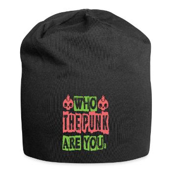 Qui êtes-vous le punk ? - Gothique - Gothique - Concert - Bonnet en jersey - noir - Devant