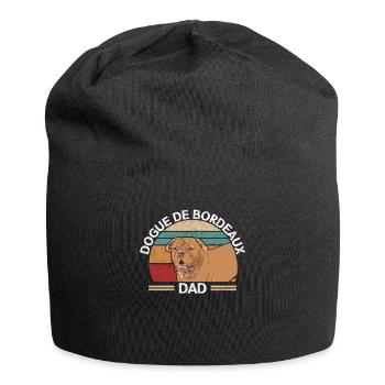 Dogue de Bordeaux Papa Grand Danois Cadeau - Bonnet en jersey - noir - Devant