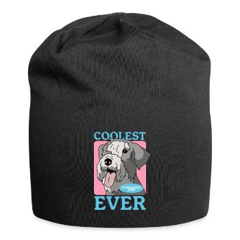 Schnauzer Maman Chien Propriétaire De Chien Cadeau - Bonnet en jersey - noir - Devant