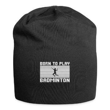 badminton - Jersey-Beanie - Schwarz - Vorne