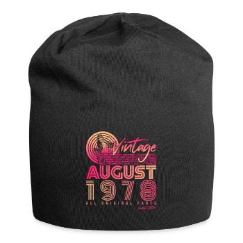 Retro 1978 in August - Jersey Beanie - black - Front
