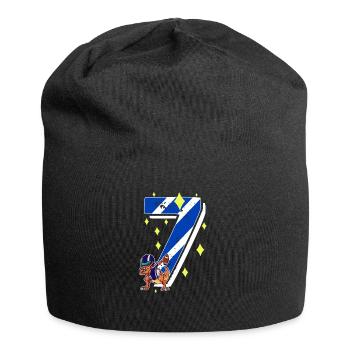 7 ans Dino American Football 7ème B-day Dab - Bonnet en jersey - noir - Devant