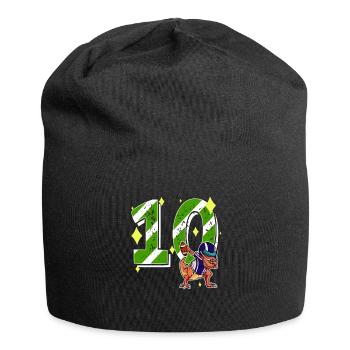 10 ans Dino American Football 10ème B-day Dab - Bonnet en jersey - noir - Devant