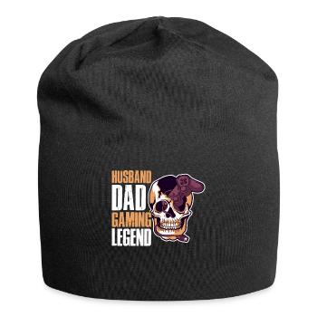 Husband Dad Gaming Legend Gambler Gift - Jersey Beanie - black - Front