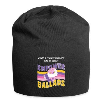 Frauen Gleichberchtigung Design und Feminist - Jersey-Beanie - Schwarz - Vorne